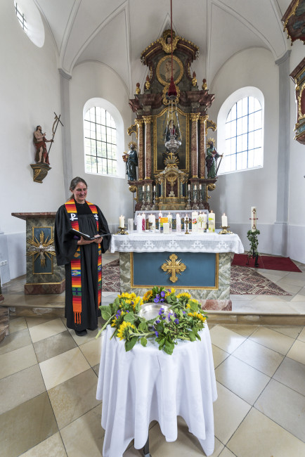 Taufe Baierbrunn Alte Dorfkirche